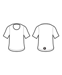 Other T-shirts/Cut & Sewns WhitexNavy(Stripe Pattern) XL 2200622959917
