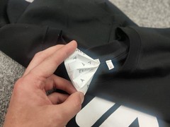 AELIZA studio Design unique collection Oversized Logo Black Shirt