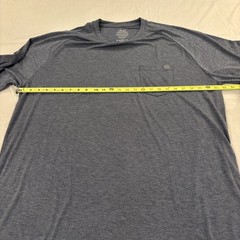 Huk Performance Fabrics Fishing T-Shirt Mens XXL Blue/Gray Long Sleeve UPF