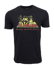 90’S BAD BRAINS THE YOUTH ARE GETTING RESTLESS GRAPHIC BLACK T-SHIRT