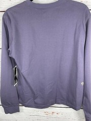 NWT Mountain Hardware T-shirt Base Camp Size Medium Long Sleeve Purple Hiking C1