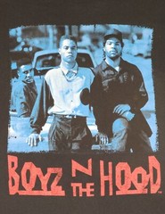Boyz N The Hood Ice Cube Ripple Junction Dough Boy Tre Black Graphic T-Shirt M