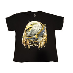 DOM Eagle Dreamcatcher Animals Feather Graphic T-shirt XL free shipping
