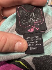 Y2k Mallcore Butterfly sz S Baby T-Shirt Scene Emo Pink Fairy Cut Out Tie Back🦋