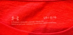 Under Armour UA Tech Men’s Red Logo Crew Neck Short Sleeve T-Shirt, Size LG