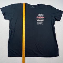 Barrett-Jackson Hot August Nights T-Shirt Mens XXL Black Hot Rod Flame Graphic