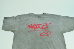 Vintage 90’s Mecca Clothing Streetwear Rap Hip Hop Gray Shirt Since Day One XL