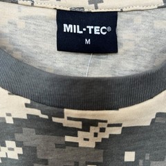 MIL-TEC Camo Long Sleeve T Shirt Adult Medium Military Tactical Woodland