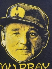 TeeFury Bill Murray Wu-Tang Clan Parody Men’s XXL T-Shirt Black Yellow SEE PICS