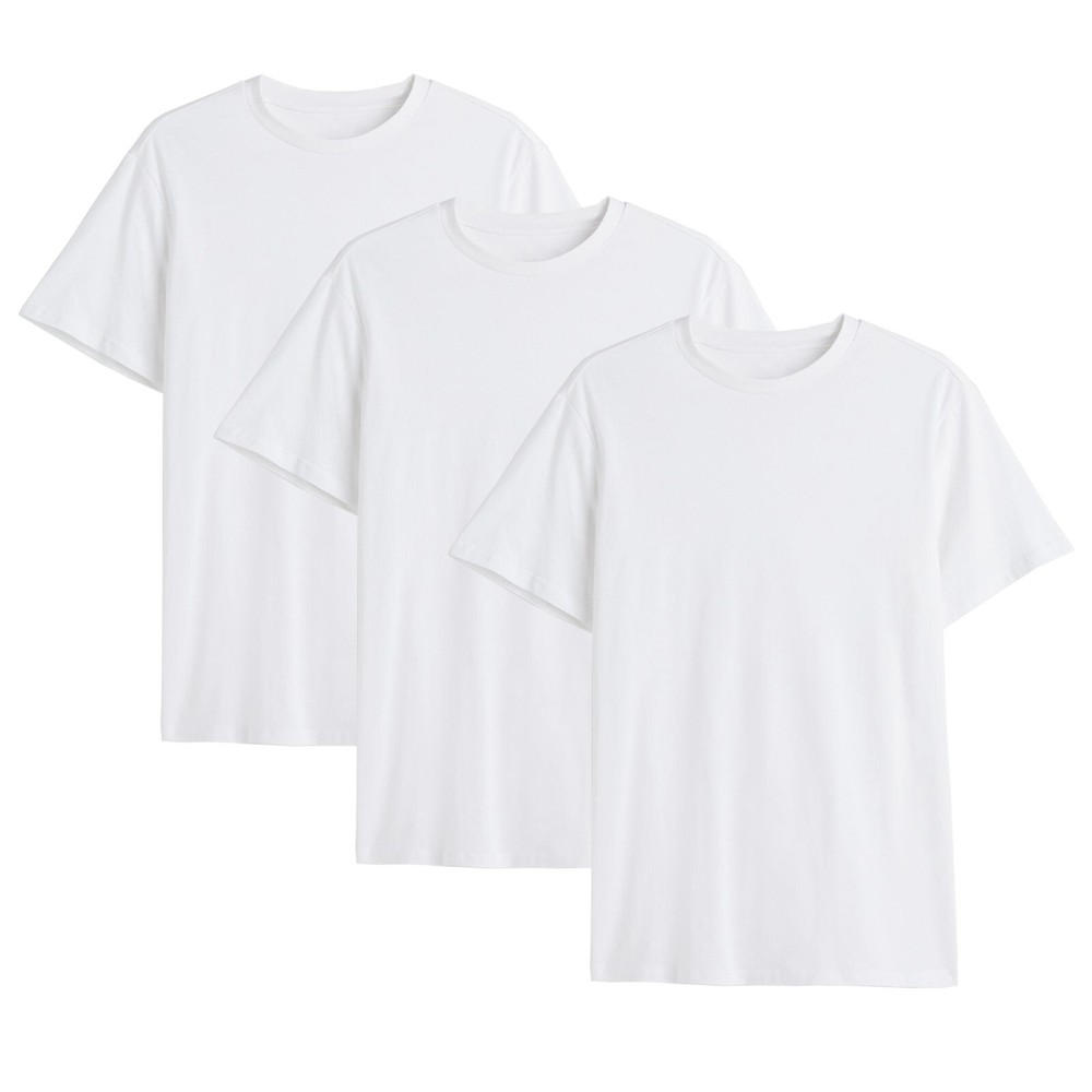 Mens Multipack T Shirts 3 & 5 Pack Cotton Plain Short Sleeve Round Crew Neck Tee