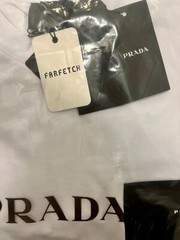 Prada Nylon Pocket Logo Tshirt White NWT