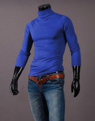 Men’s Long Sleeve Mock Neck Base Layer Shirts Winter Thermal Tops Undershirt