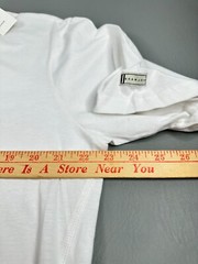 Vintage Sean John V-Neck Shirt Mens XL White Short Sleeve New