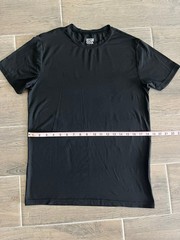 32 Degrees Cool Black Short Sleeve Athletic T Shirt Lightweight Mens Medium