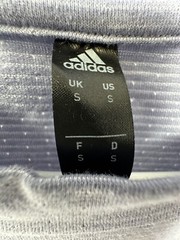 Adidas M Axois Tee 2.0 Men Small Silver-Violet Pinstripes