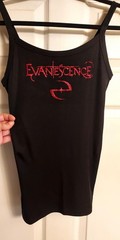 evanescence tank top Red Glitter evanescence crop top evanescence shirt XXs-2xl