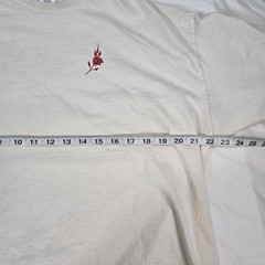 Ashe Moral Of The Story Graphic Shirt XL Cream Long Sleeve Indie Pop Concert Tee