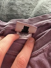 Teddy Fresh Shirt Mens XL Purple Long Sleeve Crippling Anxiety