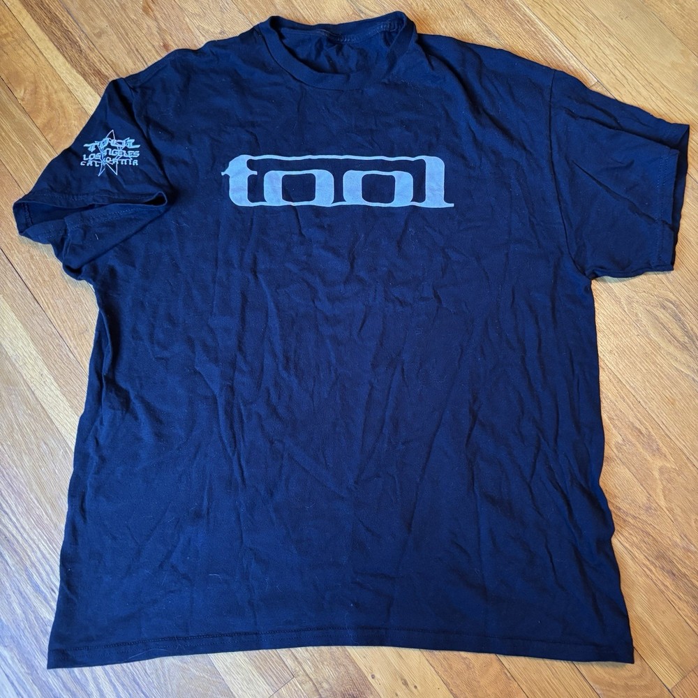 TOOL Band Rock Music T Shirt XL LA California Black Merch Tour No Tag Nuts Bolts