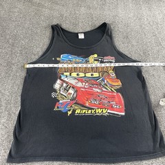 44th Annual Hillbilly 100 Racing Black Tshirt Men Size 2XL I-77 Raceway Park Tee