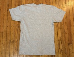 Supreme New York Gray Blank Shirt USA Hypebeast Skateboarding Size M NWOT