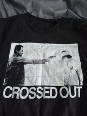 Crossed Out Band Shirt Size Large Hardcore Locust Charles Bronson Spazz infest