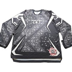 No Fear Rogue Series Motocross Jersey Mens XL Black White Paisley Y2K MX BMX