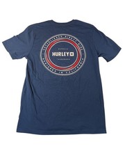 Hurley Men’s Size Small Everyday Whirlpool Short Sleeve Tee T-Shirt Blue NWT