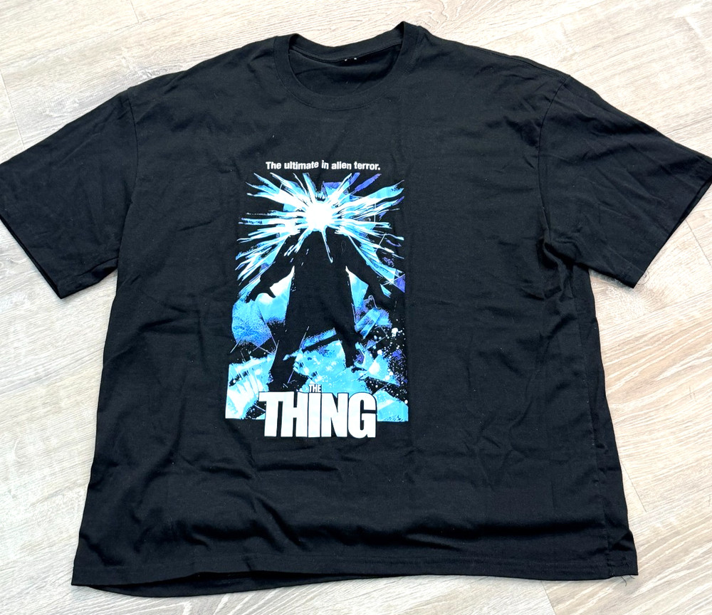 Thing 2 XXL T-Shirt John Carpenter’s The Thing Used Black Cotton Shirt
