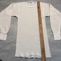 True Vintage Sports Afield Waffle Knit Long Sleeve Thermal Shirt XL Base USA