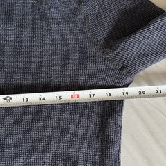 Wallace & Barnes Henley Thermal Mens Large Waffle Knit Workwear Pullover Blue