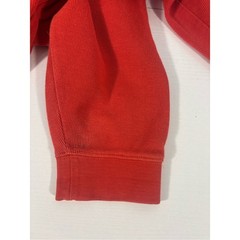 Cutter & Buck Orange 100% Cotton V Neck Knit Sweater Top Relaxed Fit Size XL