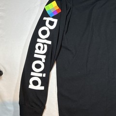 Polaroid OneStep Express Black Graphic Logo Long Sleeve Crew Neck T-Shirt XL