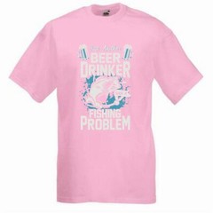 Fishing Beer Drinker Funny Humour Novelty T Shirt Various Colours And Sizes
