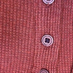 LRG Pullover Hoodie Mens XL Red Waffle Knit Long Sleeve Henley Casual Skate