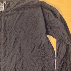 Jungmaven Long Sleeve Shirt Mens Sz XL Charcoal Grey Hemp Cotton Sustainable Tee