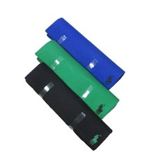Polo Ralph Lauren Men’s Blue-Green-Black Classic Fit Crew-Neck 3 Pack Shirt