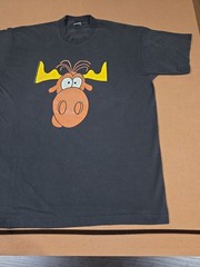 Vintage Taco Bell T-Shirt Black Single Stitch 1993 Bullwinkle Moose Size XXL