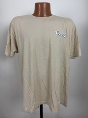 Coors Cowboy Shirt Adult XL Beer Promo Horse Bucking Bronco Western Beige Cotton