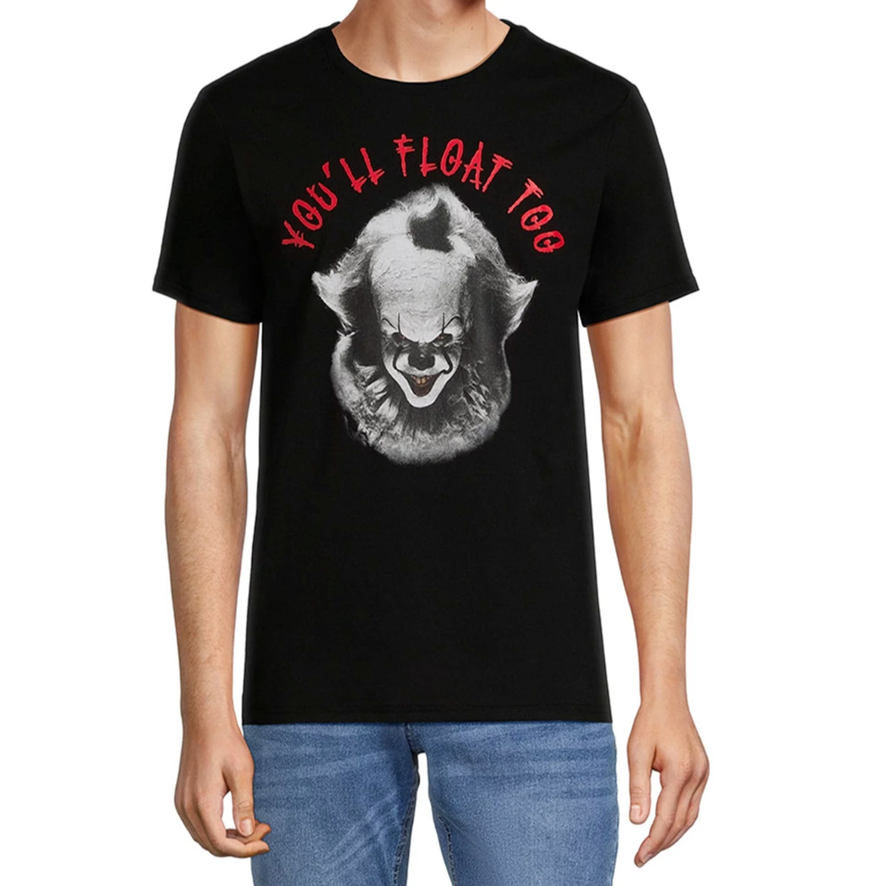 Stephen King’s IT Pennywise Tag-Free Men’s Graphic T-Shirt Size XL (46-48)