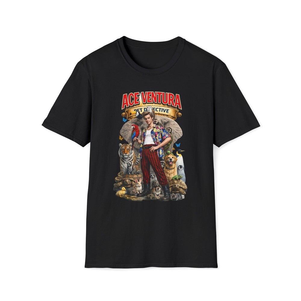 Ace Ventura Pet Detective T-Shirt – Classic 90s Comedy Movie Tee | Jim Carrey