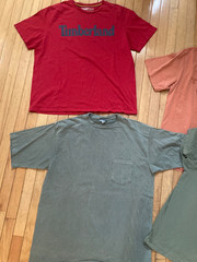 Lot Of 6 Timberland Y2K T Shirts polo Ralph Lauren Wrangler Size Large- XLG
