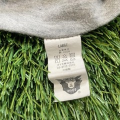 Human Made Shirt Large Nigo Bear Logo Plain Basic Grey Streetwear Tee