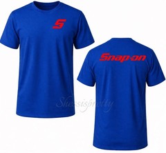 Snap-On Style Mechanic T-Shirt 100% Cotton | Work Shirt Men | Durable Graphic