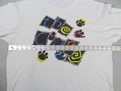 The Cure T-shirt Vintage 80s White Love Cats Paws Single Stitch SEE DESCRIPTION