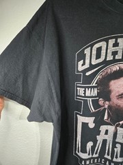 Johnny Cash T-Shirt Men’s Size XL The Man In Black Rock Country Music Artist Tee