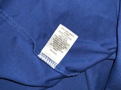 Murano Liquid Men’s Luxury T-Shirt Blue Short Stripes Sleeves 100% Cotton Size L