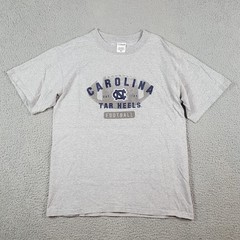Vintage Carolina Tar Heels Football Size Small College University Sports T Shirt