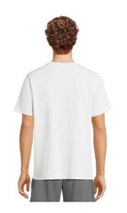 2XL (50-52) Men’s Breathable Versatile w/Pocket Comfort Soft White Tee #4835