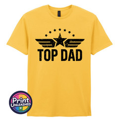 Classic Top Dad Tee Funny Dad T Shirt Retro Print Father’s Day Gift for Dad Tee